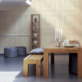 38609-4 Versace Ivory Greek Key Wallpaper