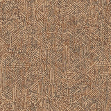 391520 Longmont Burnt Sienna Global Geometric Wallpaper