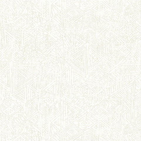 391524 Longmont White Global Geometric Wallpaper