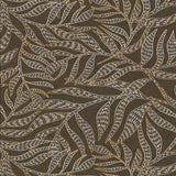 391550 Montrose Brown Leaves Wallpaper