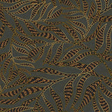 391553 Montrose Multicolor Leaves Wallpaper