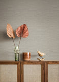 4080-24279 Agave Stone Faux Grasscloth Wallpaper