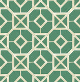 4014-26410 Livia Green Trellis Wallpaper