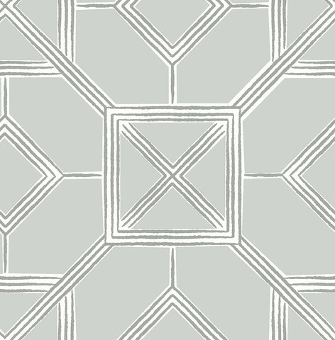 4014-26412 Livia Grey Trellis Wallpaper