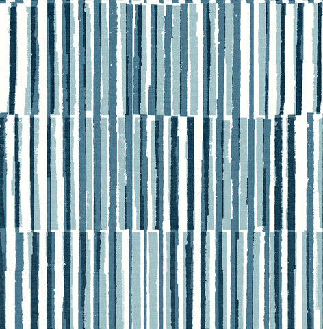 4014-26414 Sabah Teal Stripe Wallpaper