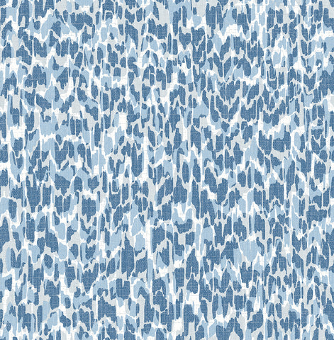 4014-26431 Flavia Blue Animal Print Wallpaper