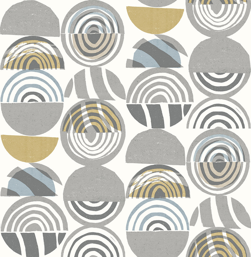Mah Grey 4014-26443 Mahe Grey Mod Geometric Wallpaper – wallcoveringsmart