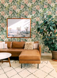 4014-26452 Koko Green Floral Wallpaper