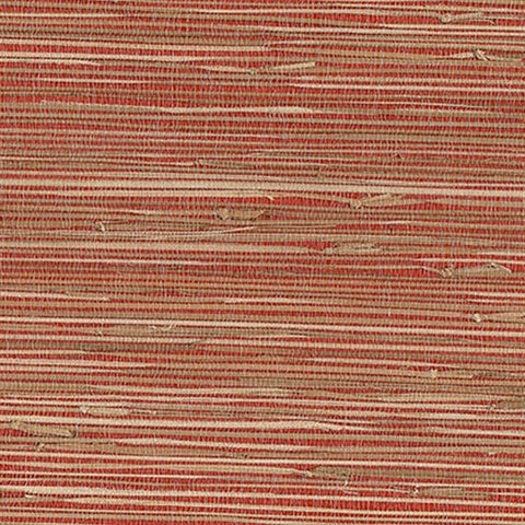 4018-0022 Rio Brick Grasscloth Wallpaper