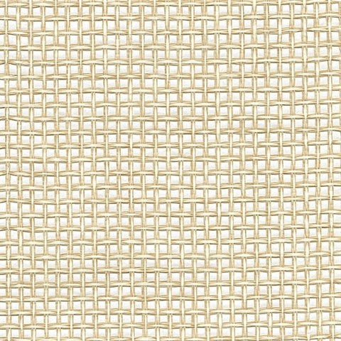 4018-0032 Aki Silver Grasscloth Wallpaper