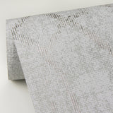 4019-86452 Ziva Platinum Trellis Wallpaper