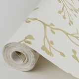 4019-86454 Koura Cream Budding Branches Wallpaper