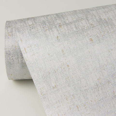 4019-86488 Zeke Silver Imitation Fabric Wallpaper