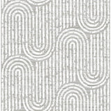 4034-26785 Trippet Grey Zen Waves Wallpaper