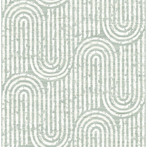 4034-26789 Trippet Sage Zen Waves Wallpaper