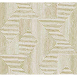 4034-72142 Mortenson Gold Geometric Wallpaper