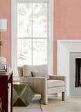 4046-26355 Emerson Coral Linen Wallpaper 