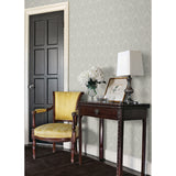 4058-21775 Renatta Silver Damask Wallpaper