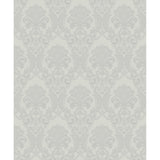 4058-21775 Renatta Silver Damask Wallpaper