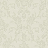 4058-21786 Antonella Silver Scroll Wallpaper