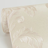 4058-21787 Antonella Rose Gold Scroll Wallpaper