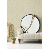 4058-21788 Antonella Gold Scroll Wallpaper