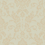 4058-21788 Antonella Gold Scroll Wallpaper