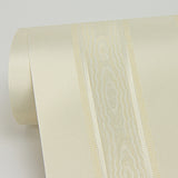 4058-21791 Zeta Light Yellow Moire Stripe Wallpaper
