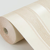 4058-21792 Zeta Peach Moire Stripe Wallpaper