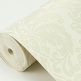 4058-24802 Betina Light Yellow Damask Wallpaper