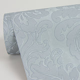 4058-24806 Betina Light Blue Damask Wallpaper