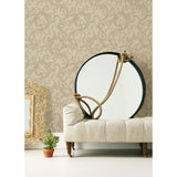 4058-24831 Noemi Taupe Acanthus Wallpaper