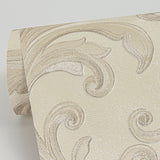 4058-24831 Noemi Taupe Acanthus Wallpaper