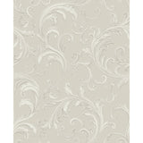 4058-24834 Noemi Silver Acanthus Wallpaper