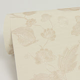 4058-24842 Vittoria Cream Floral Wallpaper