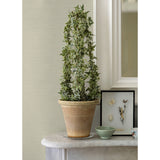 4058-24857 Aida White Horizontal Silk Wallpaper