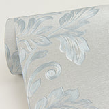 4058-24880 Antonella Light Blue Scroll Wallpaper