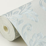 4058-24880 Antonella Light Blue Scroll Wallpaper