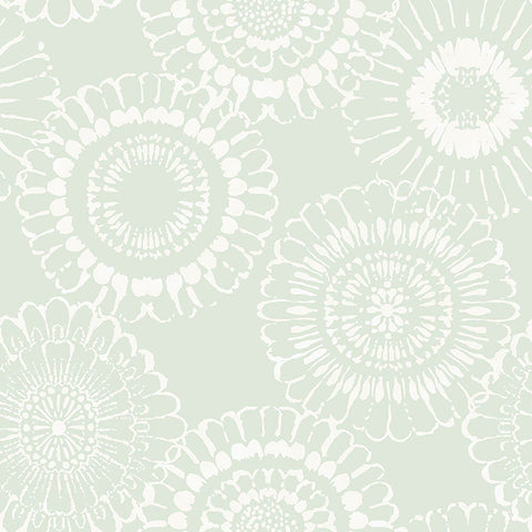 4060-128861 Sonnet Sage Floral Wallpaper