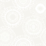  4060-138910 Sonnet Platinum Floral Wallpaper