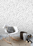 4060-139034 Ona Charcoal Terrazzo Wallpaper