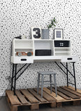 4060-139034 Ona Charcoal Terrazzo Wallpaper