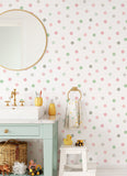  4060-139040 Jubilee Pink Dots Wallpaper