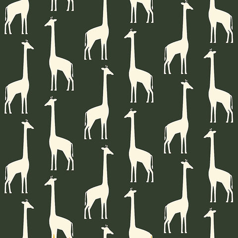 4060-139060 Vivi Green Giraffe Wallpaper