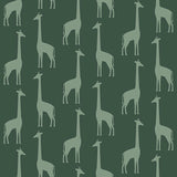 4060-139061 Vivi Teal Giraffe Wallpaper