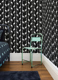 4060-139062 Vivi Black Giraffe Wallpaper