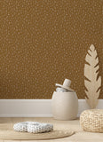 4060-139281 Tatula Chestnut Floral Wallpaper