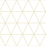  4060-347682 Leda Metallic Geometric Wallpaper