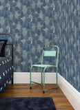 4060-51601 Quillen Indigo Forest Wallpaper