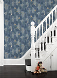 4060-51601 Quillen Indigo Forest Wallpaper